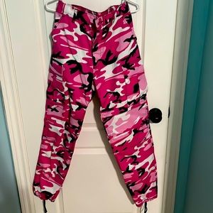 Pink Camo cargo pants